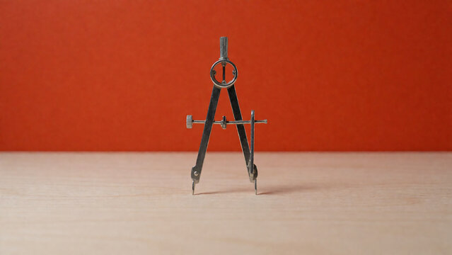 Coral Cascade on Bent Drafting Compass