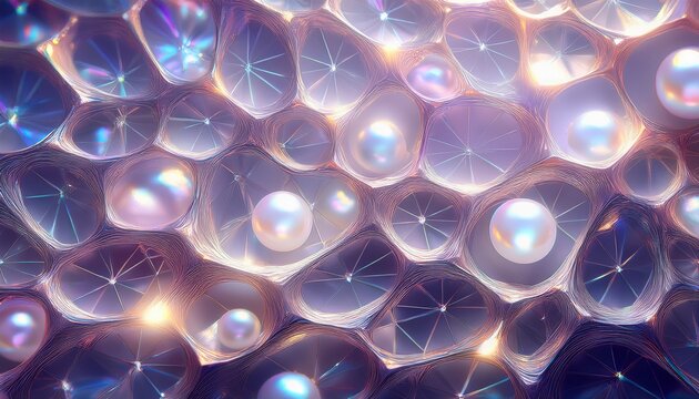 pearl structure plexus pattern gemstone hologram background abstract jewelry texture