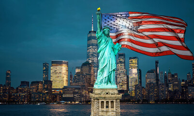 American vote for US election. American vote with democracy concept. National American vote banner. Patriotic American vote background. © Volodymyr