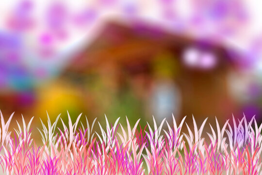 Bokeh blur background and abstract