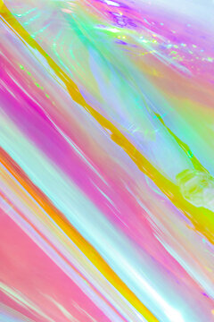 Colorful holographic abstract background with rainbow hues