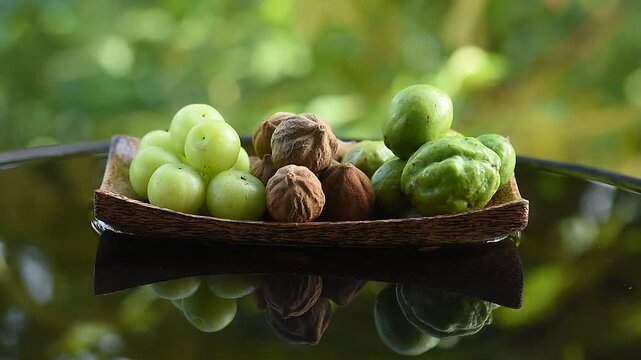 Indian Gooseberry ,terminalia chebula and terminalia bellirica