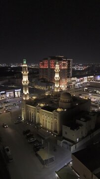 Al Ahsa, Saudi Arabia-April 16, 2026:Rear orbit of Sheikh Abdullah Naim Mosque
