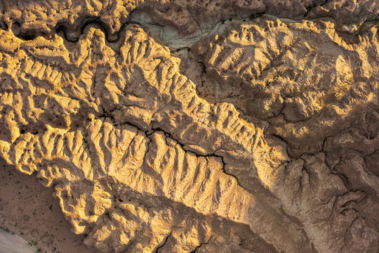 Colorful desert erosion pattern texture background in Utah