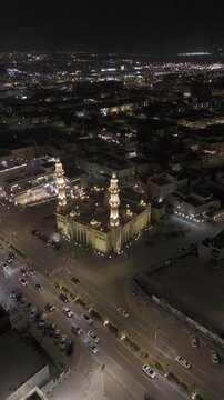 Al Ahsa, Saudi Arabia-April 16, 2026:descend push in Sheikh Abdullah Mosque