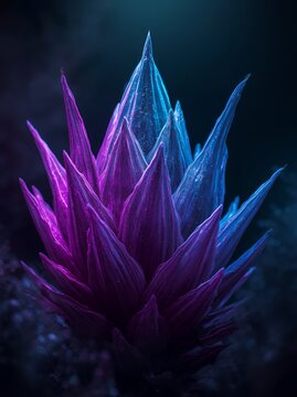Vibrant Abstract Plant Design