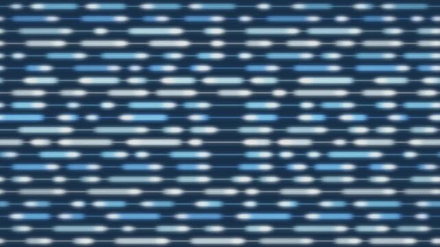Digital Data Stream Flowing Bandwidth Bars Seamless Loop in calm azure tones