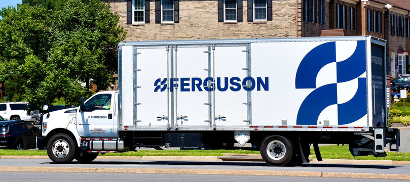 Ferguson HVAC Company Truck, VA, USA