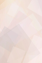 Obraz premium Pastel pink and cream geometric polygons overlap with soft luminosity, forming a soothing abstract backdrop for lifestyle campaigns, covers, and presentations.