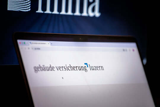BERN, SWITZERLAND - JUNE 23, 2026: Logo of GVL on their website. Gebaudeversicherung Luzern is a swiss Building Insurance.