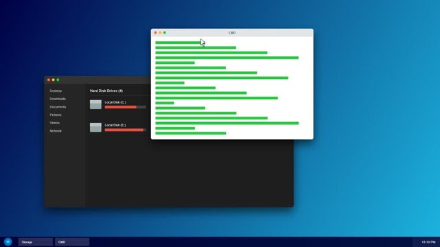 Computer storage disk drive data analysis interface