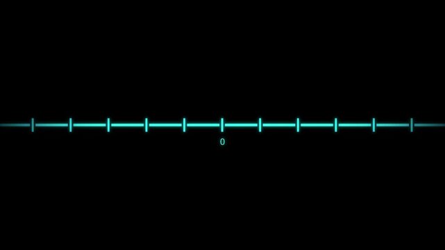 Countdown timeline animation from 2026 to year 0