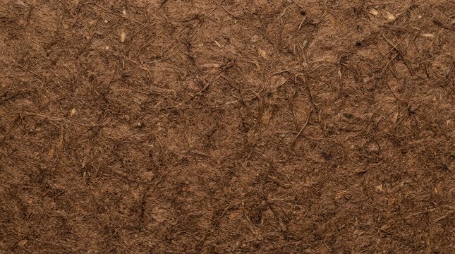 Brown woven coir fiber mat background