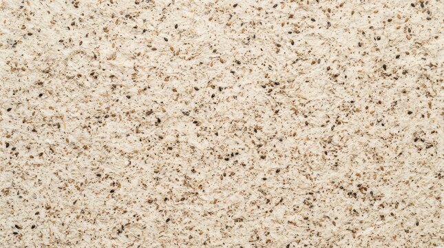 Close up of speckled white and black granite countertop texture
