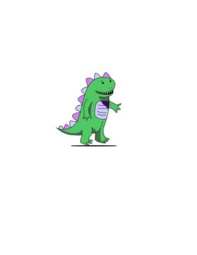 Cute dinosaurus