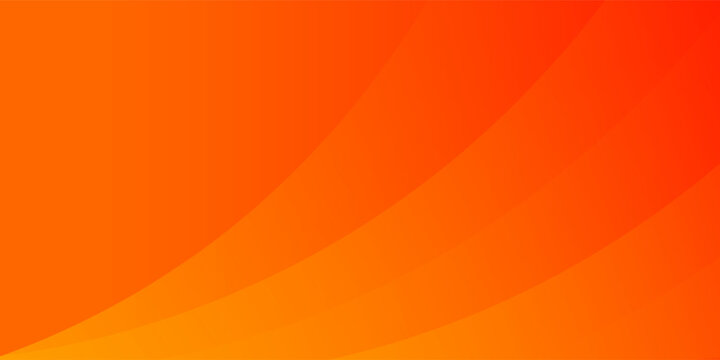 Modern vibrant yellow orange wave curve backdrop for business presentation