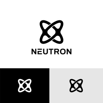 Abstract Connection Ellipse Logo Design Template
