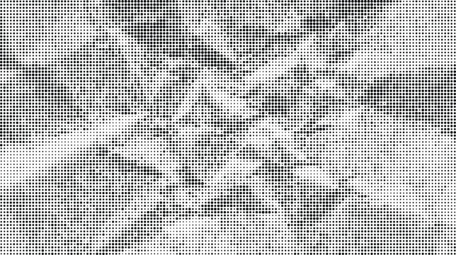 Wrinkled Halftone Abstract Monochromatic Crumpled Texture Vector Background