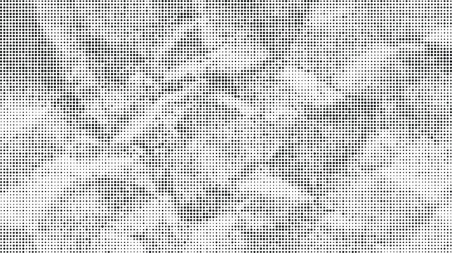Organic Halftone Abstract Monochromatic Dot Pattern Vector Background