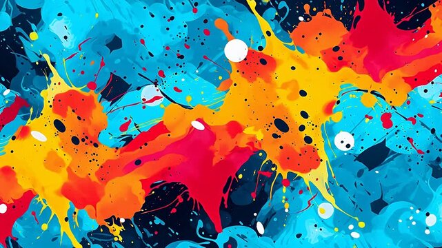 Digital retro spray pain abstract background