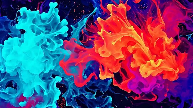 Digital retro spray pain abstract background