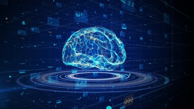 Agentic AI Brain Operating Across A Digital Network With Autonomous Intelligence, Multi Agent Systems, Data Processing And Future Computing Technology