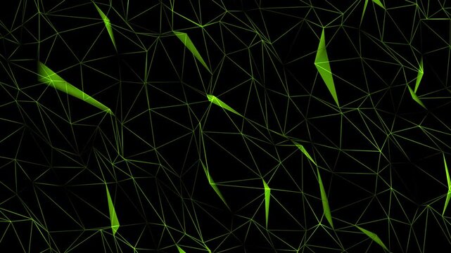 Polygonal Connection Network Background Loop