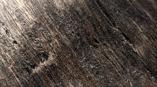 Dark weathered wood grain texture with deep cracks and rough sawn surface