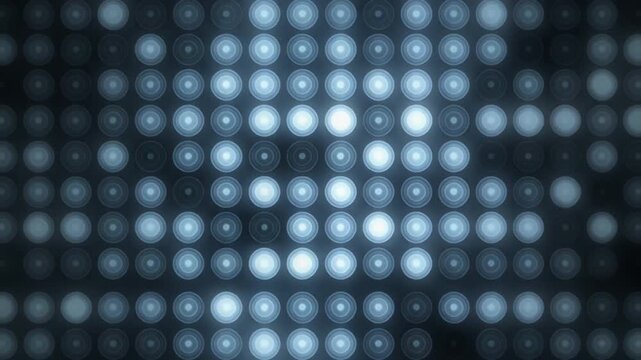 Abstract Flashing Blue LED Wall Stage Lights Motion Background
