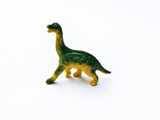 Fototapeta premium Dinosaur toy, Brachiosaurus Baby&nbsp;figurine.&nbsp;