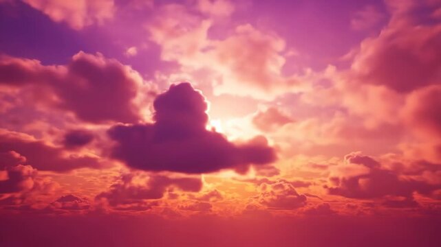 Gorgeous sunset sky material, beautiful sunset sunset sky