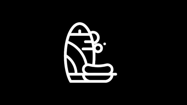 Cleanliness and hygiene icon with soap, bubbles, and a bottle