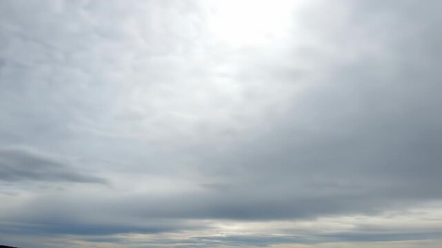 Sky clouds natural scenery, sky cloud flow time delay