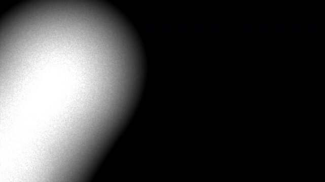 Flashing white light transition with a noise effect for fast video cuts or professional 4K editing.