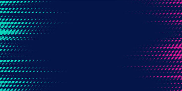 Vector halftone gradient effect. Vibrant abstract background. Retro 80's style colors and textures.