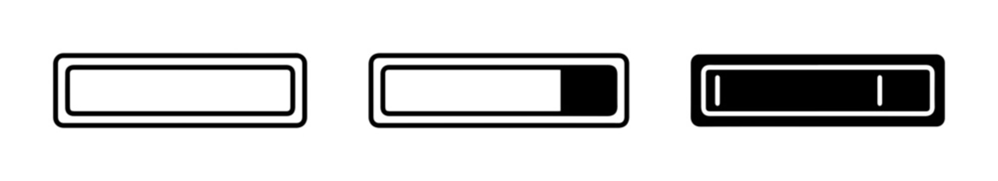 Progress Bar Icons, Loading Indicators, Status Bars, UI Elements