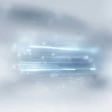 futuristic holographic interface element isolated transparent background ui design asset