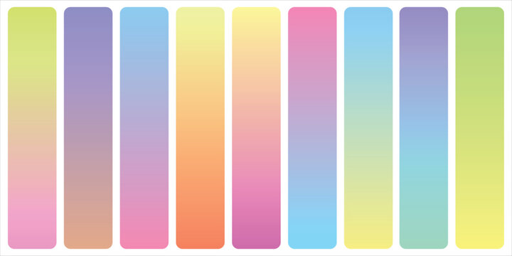 Pastel gradient background. Soft pastels color, abstract gradients design. Blue purple modern wallpaper, ui phone app recent elements
