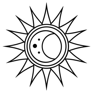 sun and moon