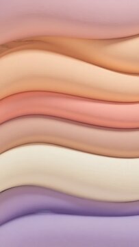 Vertical layered pastel waves with smooth gradients