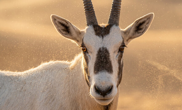  Arabian Oryx During Desert Sandstorm