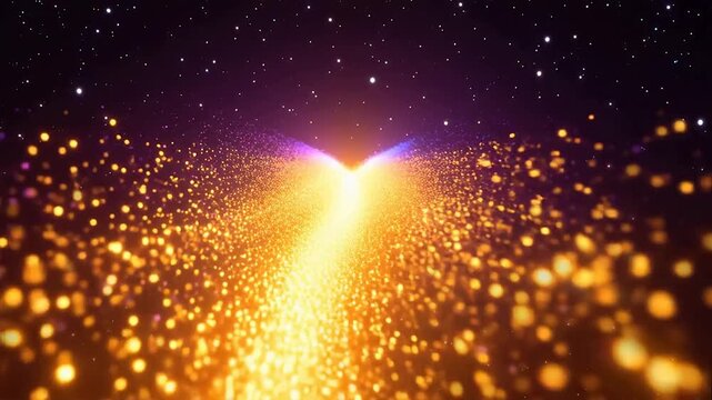 Particle Swarms Collide and Merge in Synchronized Unity