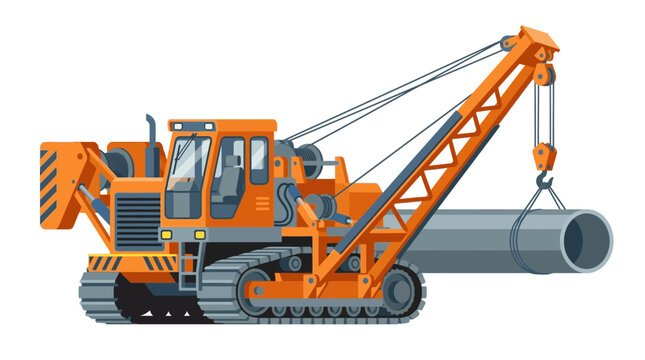 Pipe Layer Crane Machine for Industrial Construction
