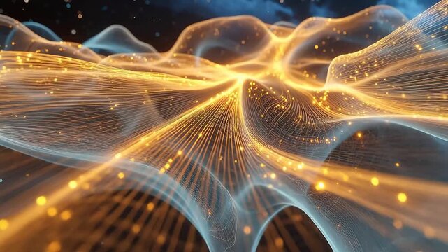 Interconnected Globe: Data Flow Across Global Internet
