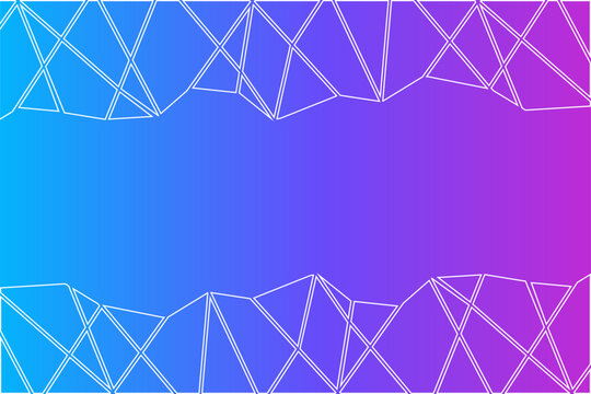 Abstract Blue Purple Gradient Background White Lines
