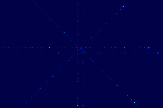Abstract Dark Blue Background With Radiant Dots