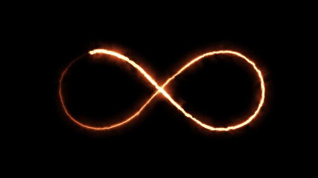  Infinity neon looping animated icon infinity neon icon 4k video animation.