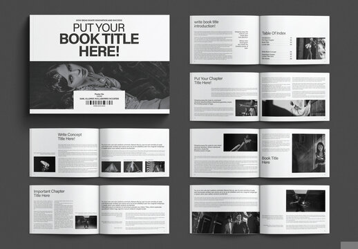 Put Your Book Title Here Template Landscape