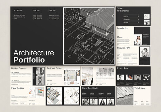 Architecture Portfolio Presentation Template