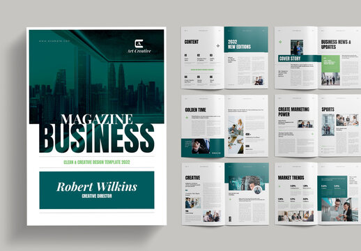 Business Magazine Layout